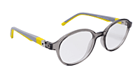 Soigné Kids Small Round Spectacle Frame.Gray&Yellow.(4-11)Yr-Unisex Soigné Kids Small Round Spectacle Frame.Gray&Yellow.(4-11)Yr-Unisex