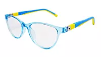 Soigné Kids Small Cateye Spectacle Frame.Blue&Yellow(7-13)Y-Girl