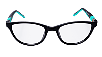 Soigné Kids Small Cateye Spectacle Frame.Black&Green(7-13)Y-Girl Soigné Kids Small Cateye Spectacle Frame.Black&Green(7-13)Y-Girl