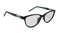 Soigné Kids Small Cateye Spectacle Frame.Black&Green(7-13)Y-Girl Soigné Kids Small Cateye Spectacle Frame.Black&Green(7-13)Y-Girl