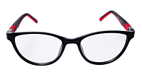 Soigné Kids Small Cateye Spectacle Frame.Black&Red(7-13)Y-Girl Soigné Kids Small Cateye Spectacle Frame.Black&Red(7-13)Y-Girl