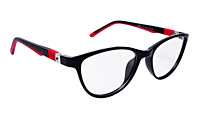 Soigné Kids Small Cateye Spectacle Frame.Black&Red(7-13)Y-Girl Soigné Kids Small Cateye Spectacle Frame.Black&Red(7-13)Y-Girl