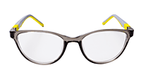 Soigné Kids Small Cateye Spectacle Frame.Gray&Yellow(7-13)Y-Girl Soigné Kids Small Cateye Spectacle Frame.Gray&Yellow(7-13)Y-Girl