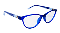 Soigné Kids Small Cateye Spectacle Frame.Blue(7-13)Y-Girl Soigné Kids Small Cateye Spectacle Frame.Blue(7-13)Y-Girl