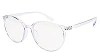 Unisex Oversized Round Spectacle Frame. Light Blue Frame Unisex Oversized Round Spectacle Frame. Light Blue Frame