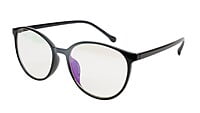 Unisex Oversized Round Spectacle Frame. Matte Black Frame Unisex Oversized Round Spectacle Frame. Matte Black Frame