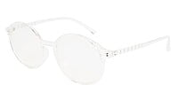 Unisex Oversized Round Specs Frame. Transparent Frame Unisex Oversized Round Specs Frame. Transparent Frame