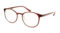 Soigné Unisex Medium Full Rim Round Spectacle Frame.Brown Color