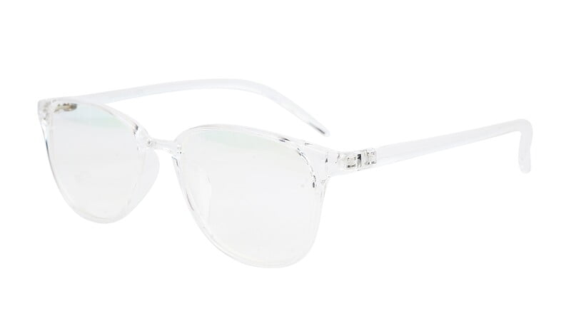 Unisex Large Rectangular Spectacle Frame. Transparent Frame Unisex Large Rectangular Spectacle Frame. Transparent Frame