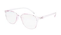 Female Large Rectangular Spectacle Frame. Light Pink Frame Female Large Rectangular Spectacle Frame. Light Pink Frame