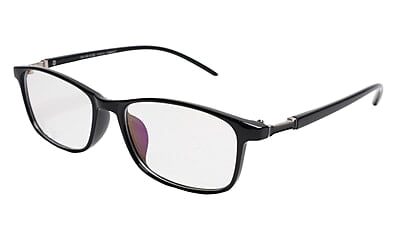 Soigné Unisex Large Rectangular Spectacle.Matte Black Color Frame