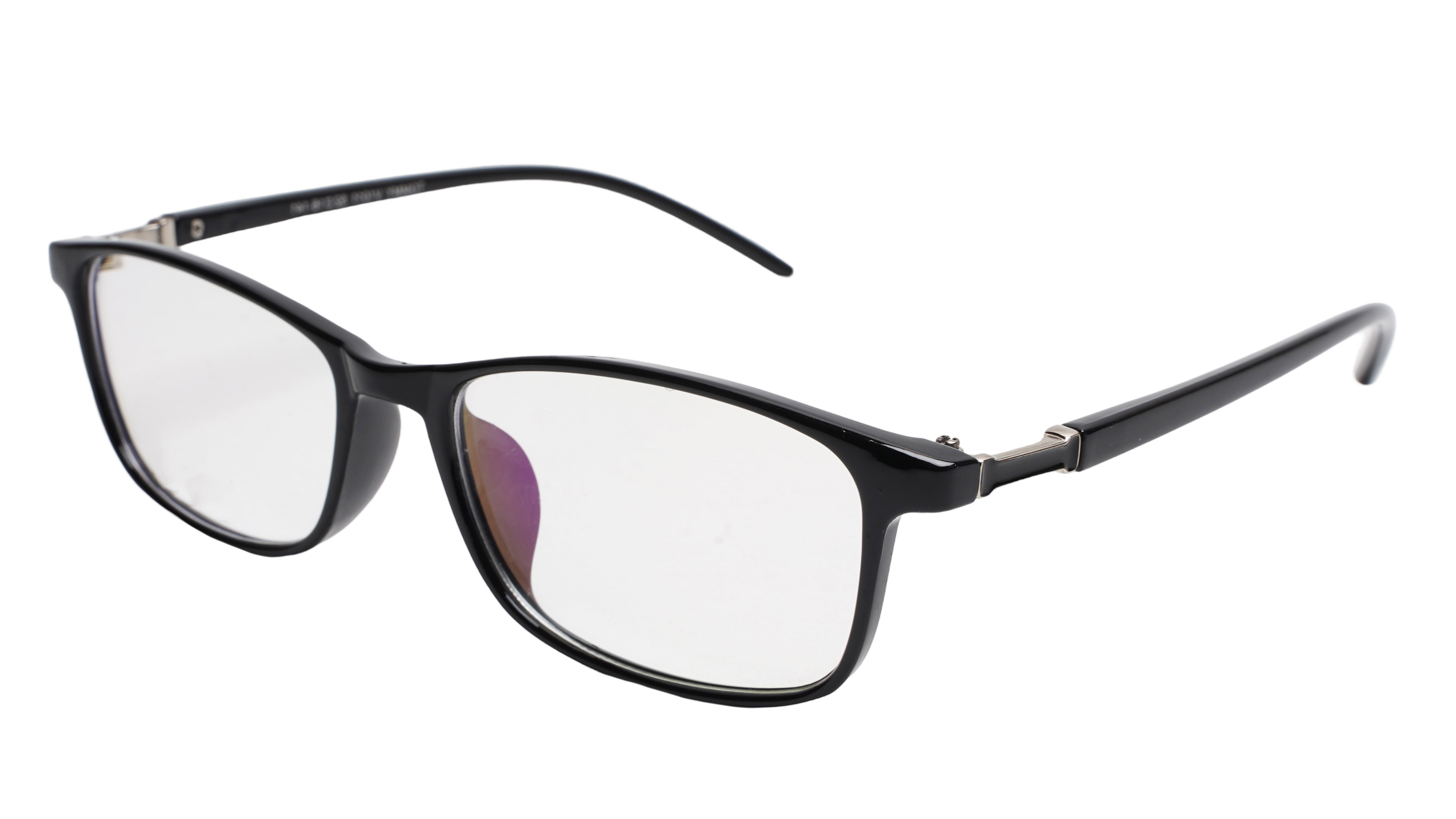 Soigné Unisex Large Rectangular Spectacle.Matte Black Color Frame