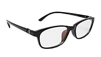 Soigné Kids&Teens Rectangular Spectacle Frame.Glossy Black.(11-15)Y-Unisex Soigné Kids&Teens Rectangular Spectacle Frame.Glossy Black.(11-15)Y-Unisex