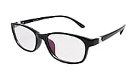 Soigné Kids&Teens Rectangular Spectacle Frame.Gloss Black.(11-15)Y-Unisex Soigné Kids&Teens Rectangular Spectacle Frame.Gloss Black.(11-15)Y-Unisex