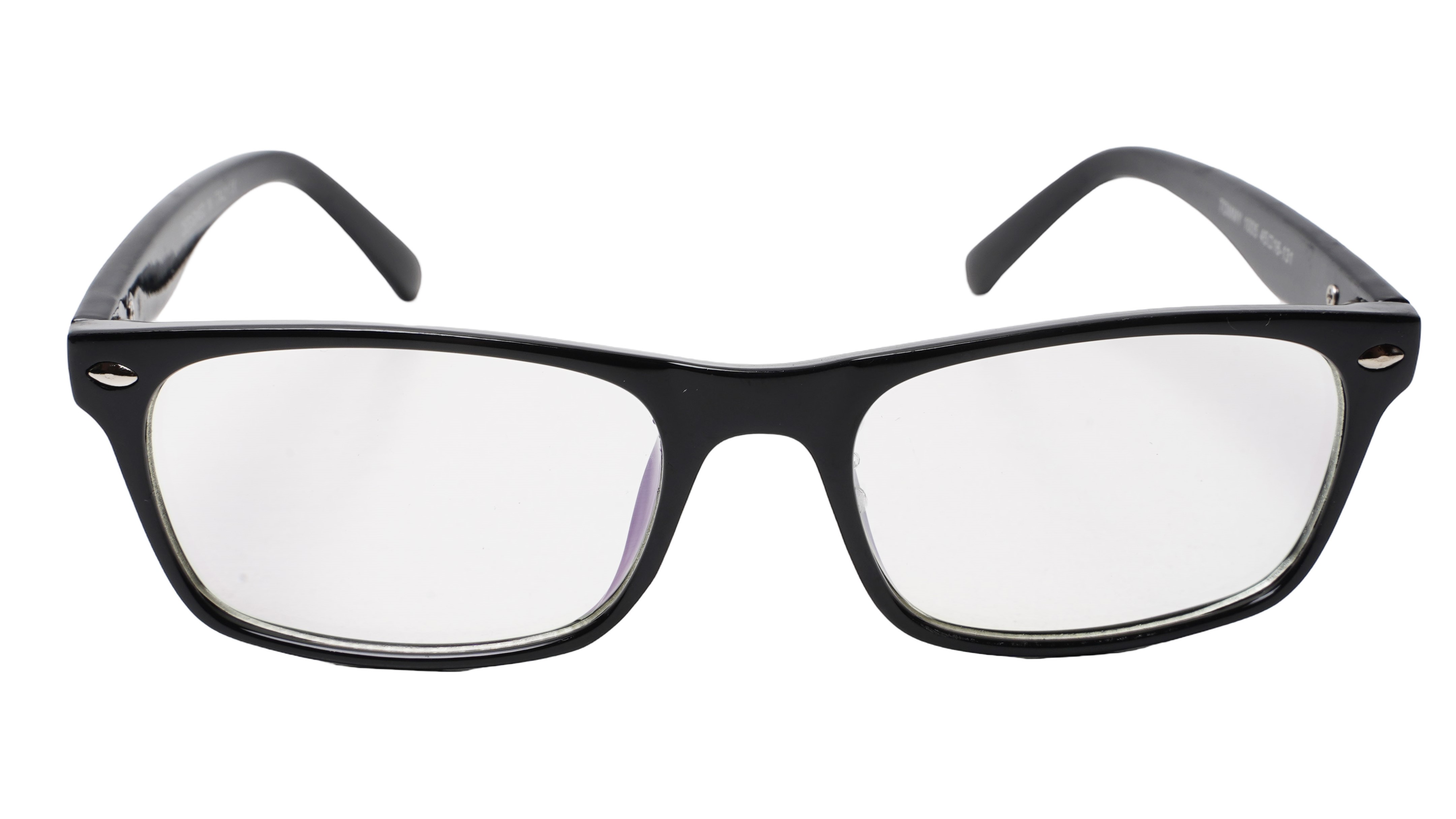 Soigné Kids&Teens Rectangular Medium Spectacle Frame.Gloss Black.(11-15)Y-Unisex