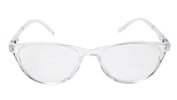 Soigné Female Cat Eye Spectacle Frames.Transparent-Large Soigné Female Cat Eye Spectacle Frames.Transparent-Large
