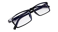 Soigné Unisex Rectangular Spectacle Frame.Glossy Black-Large Soigné Unisex Rectangular Spectacle Frame.Glossy Black-Large