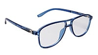 Soigné Unisex Aviator Spectacle Frame.Blue-Large Soigné Unisex Aviator Spectacle Frame.Blue-Large