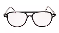 Soigné Unisex Large Square Spectacle Frame.Brown