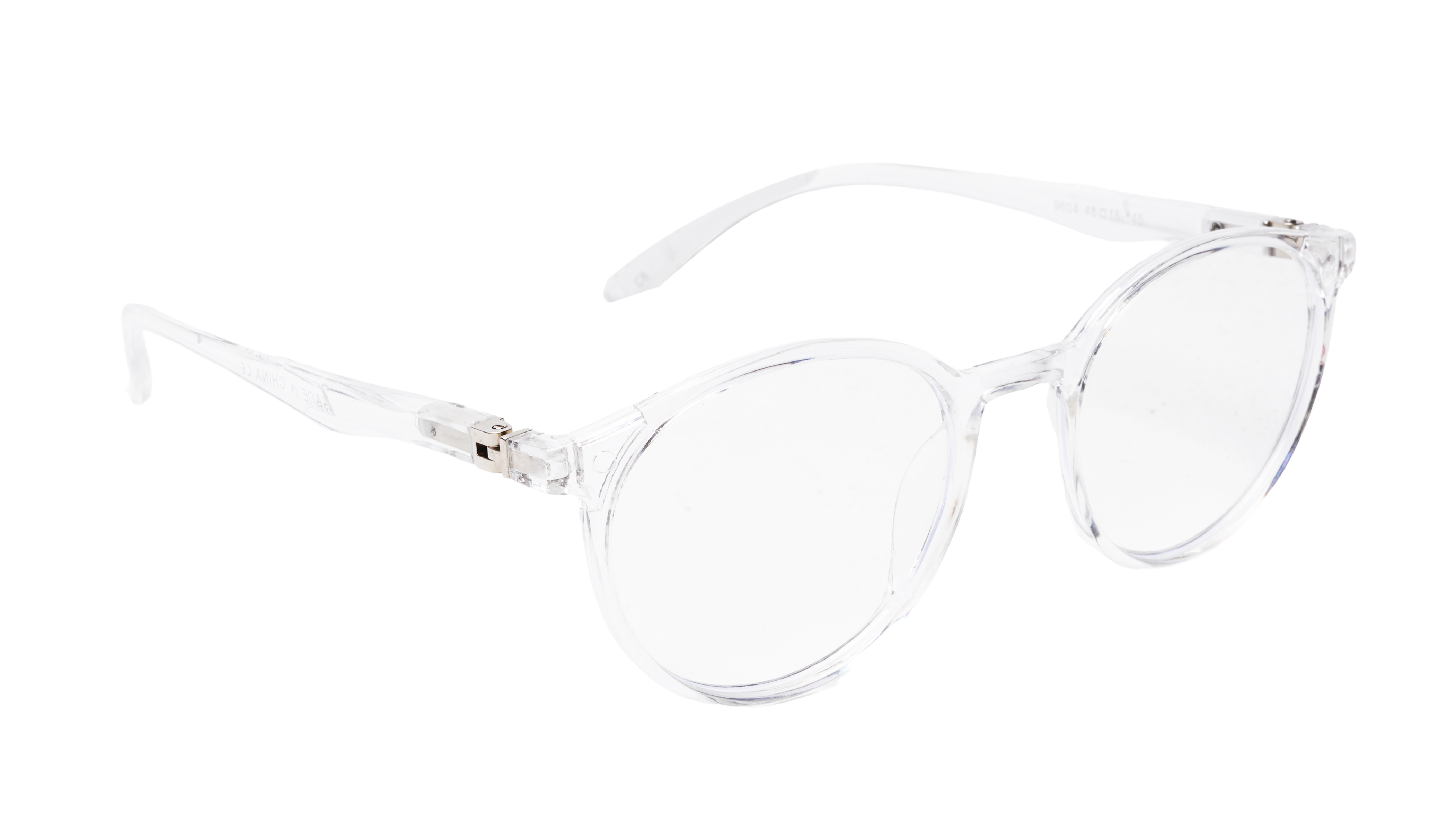 Soigné Unisex Medium Round Spectacle Frame.Transparent Frame