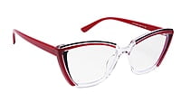Soigné Female Large Cat Eye Spectacle Frame.Multicolor