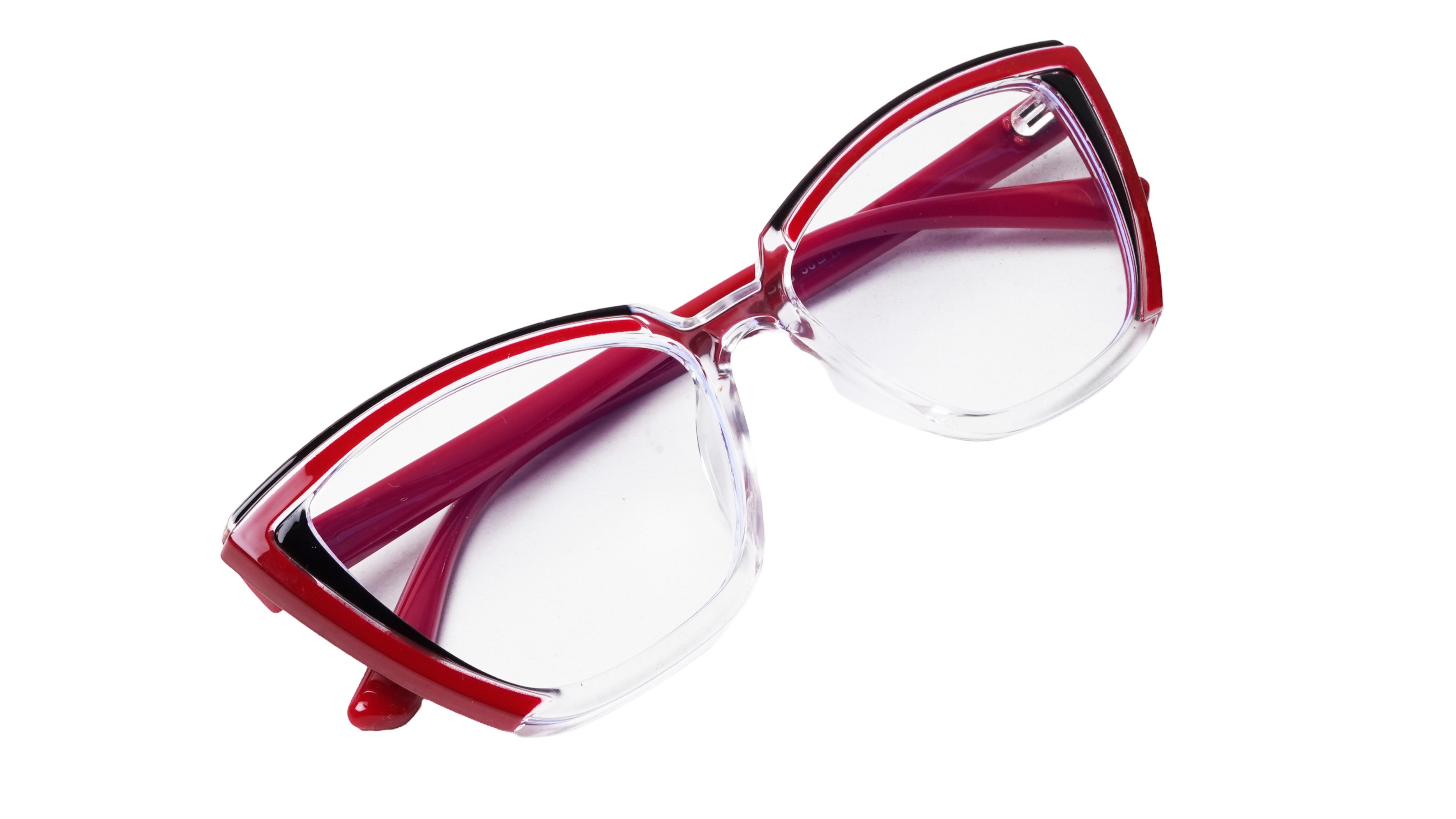 Soigné Female Large Cat Eye Spectacle Frame.Multicolor