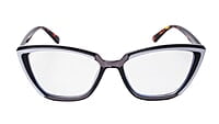 Soigné Female Large Cat Eye Spectacle Frame.Multicolor Frame Soigné Female Large Cat Eye Spectacle Frame.Multicolor Frame