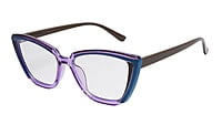 Soigné Female Large Cat Eye Spectacle Frame.Multi Color Soigné Female Large Cat Eye Spectacle Frame.Multi Color