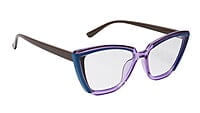 Soigné Female Large Cat Eye Spectacle Frame.Multi Color Soigné Female Large Cat Eye Spectacle Frame.Multi Color