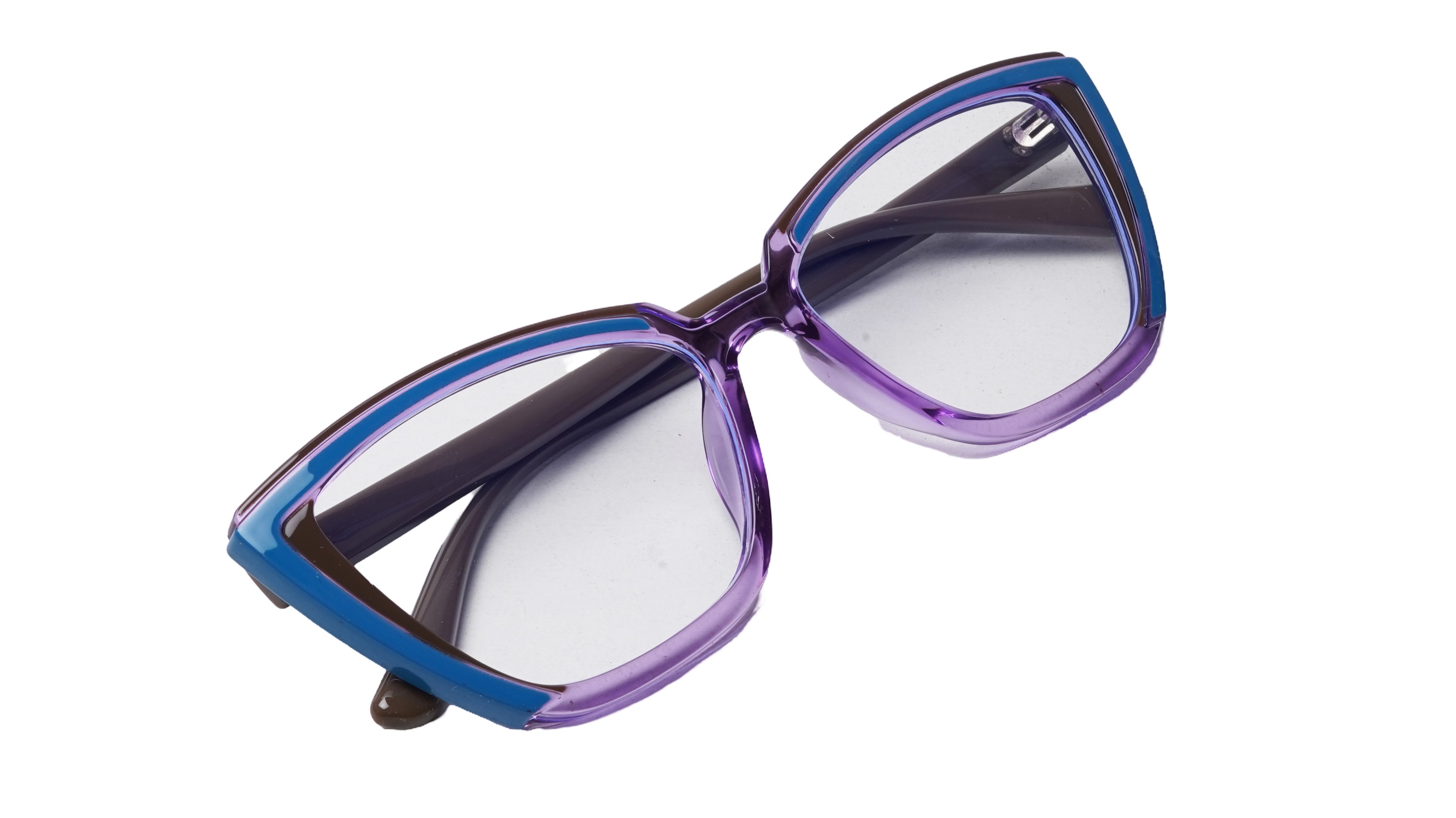Soigné Female Large Cat Eye Spectacle Frame.Multi Color