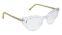 Soigné Female Large Cat Eye Spectacle Frame.Transparent Rim Soigné Female Large Cat Eye Spectacle Frame.Transparent Rim