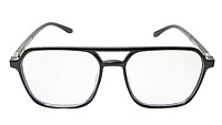 Soigné Unisex Oversized Square Spectacle Frame.Black Color Soigné Unisex Oversized Square Spectacle Frame.Black Color