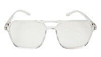 Soigné Unisex Oversized Square Spectacle Frame.Transparent Frame Soigné Unisex Oversized Square Spectacle Frame.Transparent Frame
