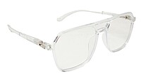 Soigné Unisex Oversized Square Spectacle Frame.Transparent Frame Soigné Unisex Oversized Square Spectacle Frame.Transparent Frame