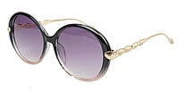 Female Oversized Round Sunglasses. Multi Color Rim Female Oversized Round Sunglasses. Multi Color Rim