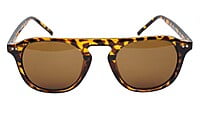 Unisex Medium Round Sunglass. Tortoise Print Frame. Unisex Medium Round Sunglass. Tortoise Print Frame.