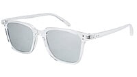 Unisex Medium Square Sunglasses. Transparent Frame. Unisex Medium Square Sunglasses. Transparent Frame.