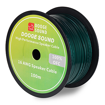 Pure Copper Hifi Audio Bulk Cable OFC 16AWG 8MM Thikness (100meter)