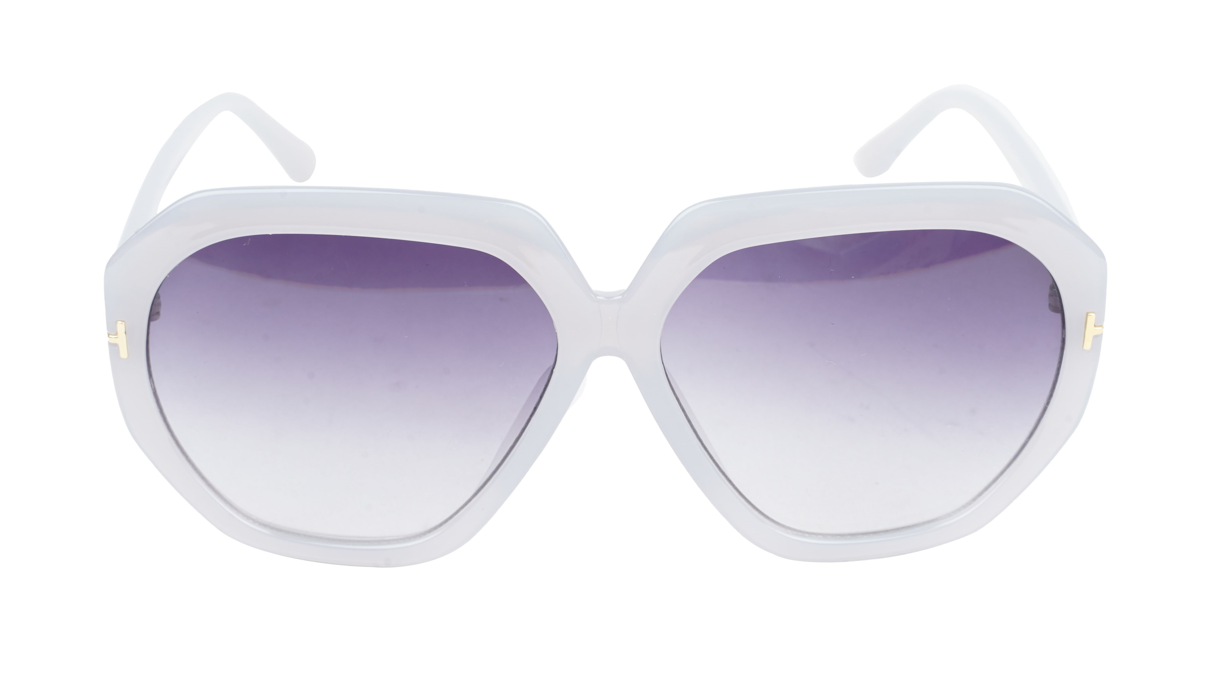 Female Oversized Sunglasses. Grey Color Frame.
