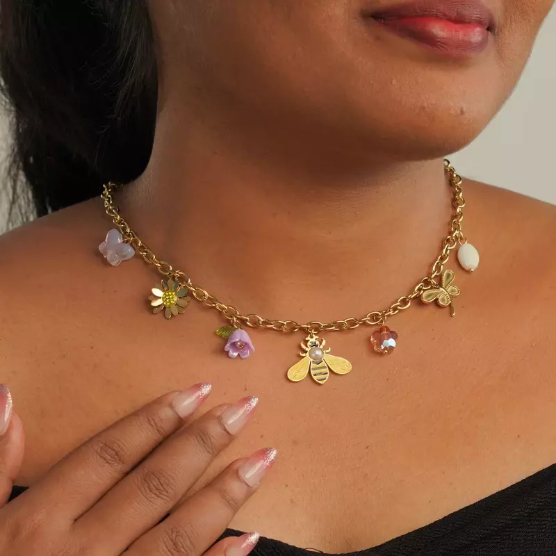 Queen Bee Charm Necklace Queen Bee Charm Necklace