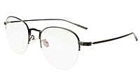 Unisex Half Rim Medium Round Spectacle Frame. Grey Frame Unisex Half Rim Medium Round Spectacle Frame. Grey Frame