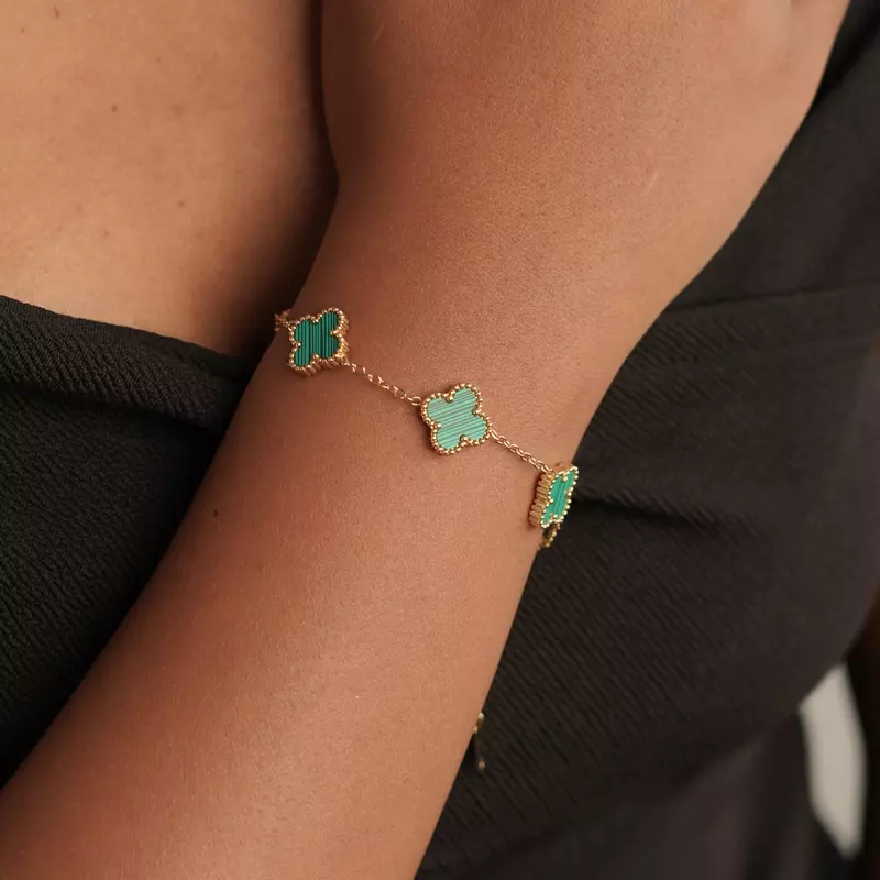 Green Clover Cascade Bracelet Green Clover Cascade Bracelet