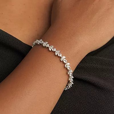 Floral Crystal Bracelet