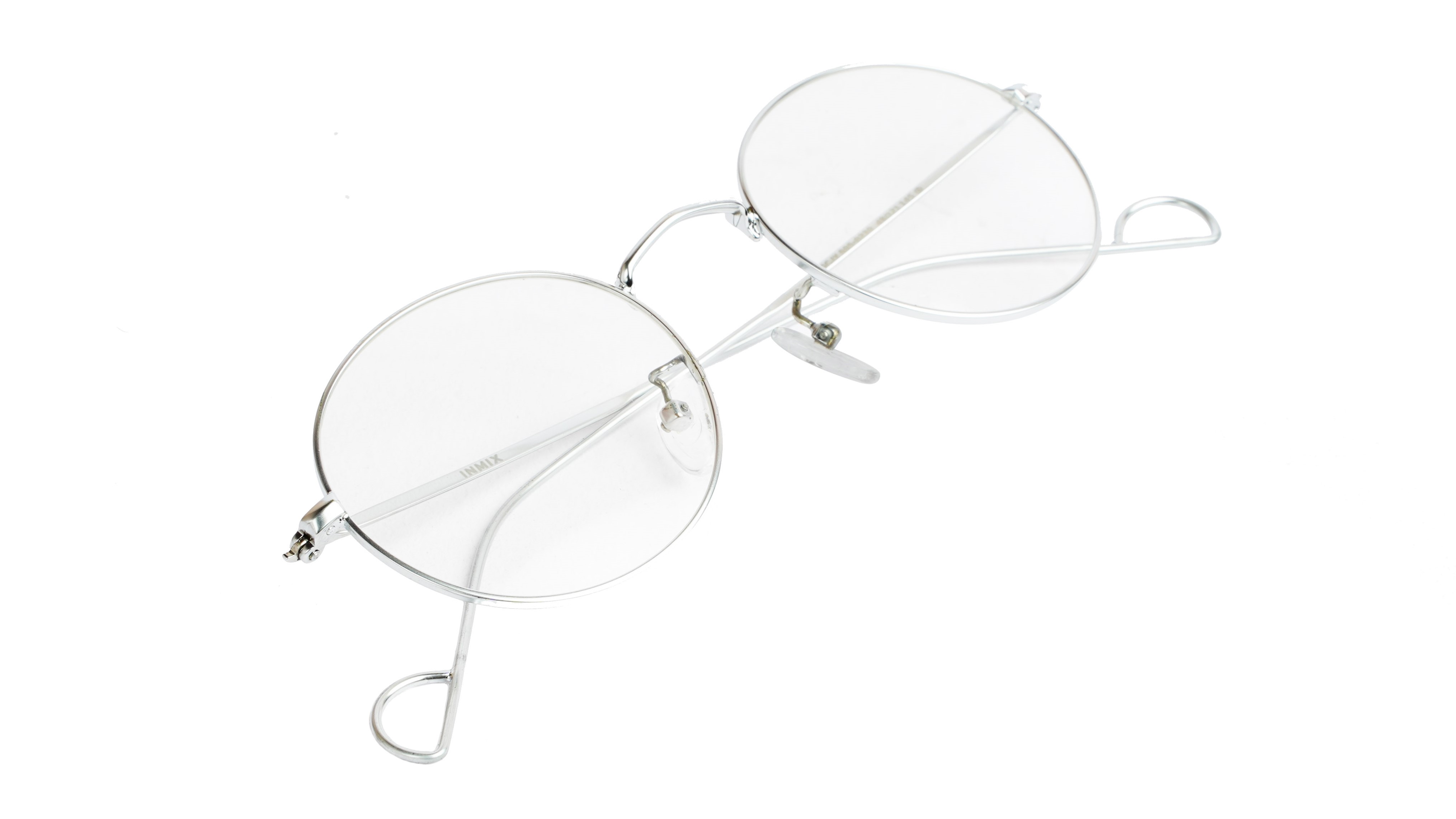 Unisex Round Spectacle Frame For Kids & Teens. Silver Frame. Age-(12-15Yr)