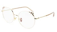 Girls & Women Round Medium Spectacle Frame. Pink & Gold Frame Girls & Women Round Medium Spectacle Frame. Pink & Gold Frame