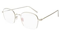 Unisex Medium Half Rim Round Spectacle Frame. Silver Frame Unisex Medium Half Rim Round Spectacle Frame. Silver Frame