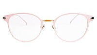 Girls & Women Round Medium Spectacle Frame. Pink & Silver Frame Girls & Women Round Medium Spectacle Frame. Pink & Silver Frame