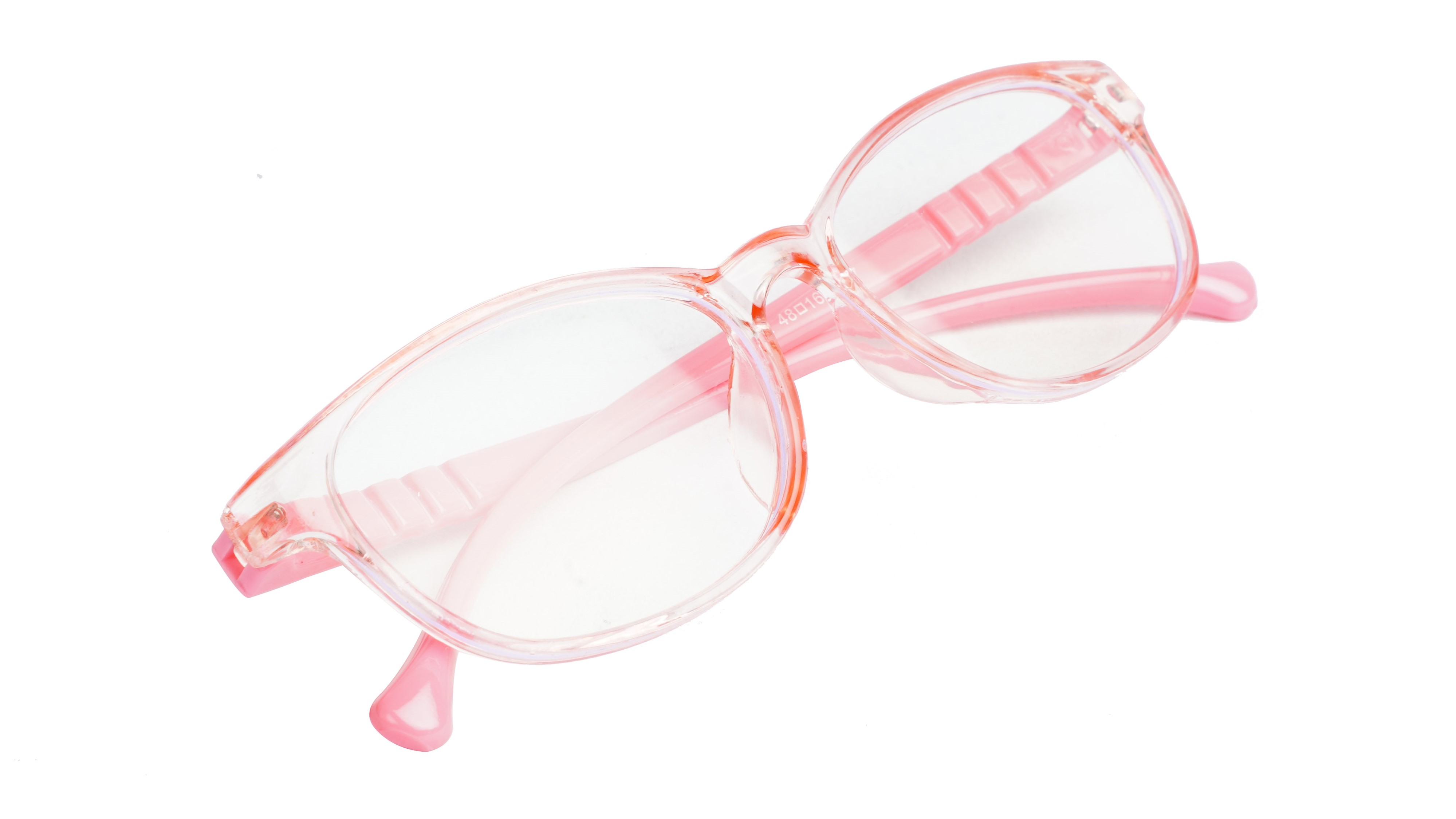 Rectangular Spectacle Frame For Girl Child. Pink Frame. Age-10-15Year