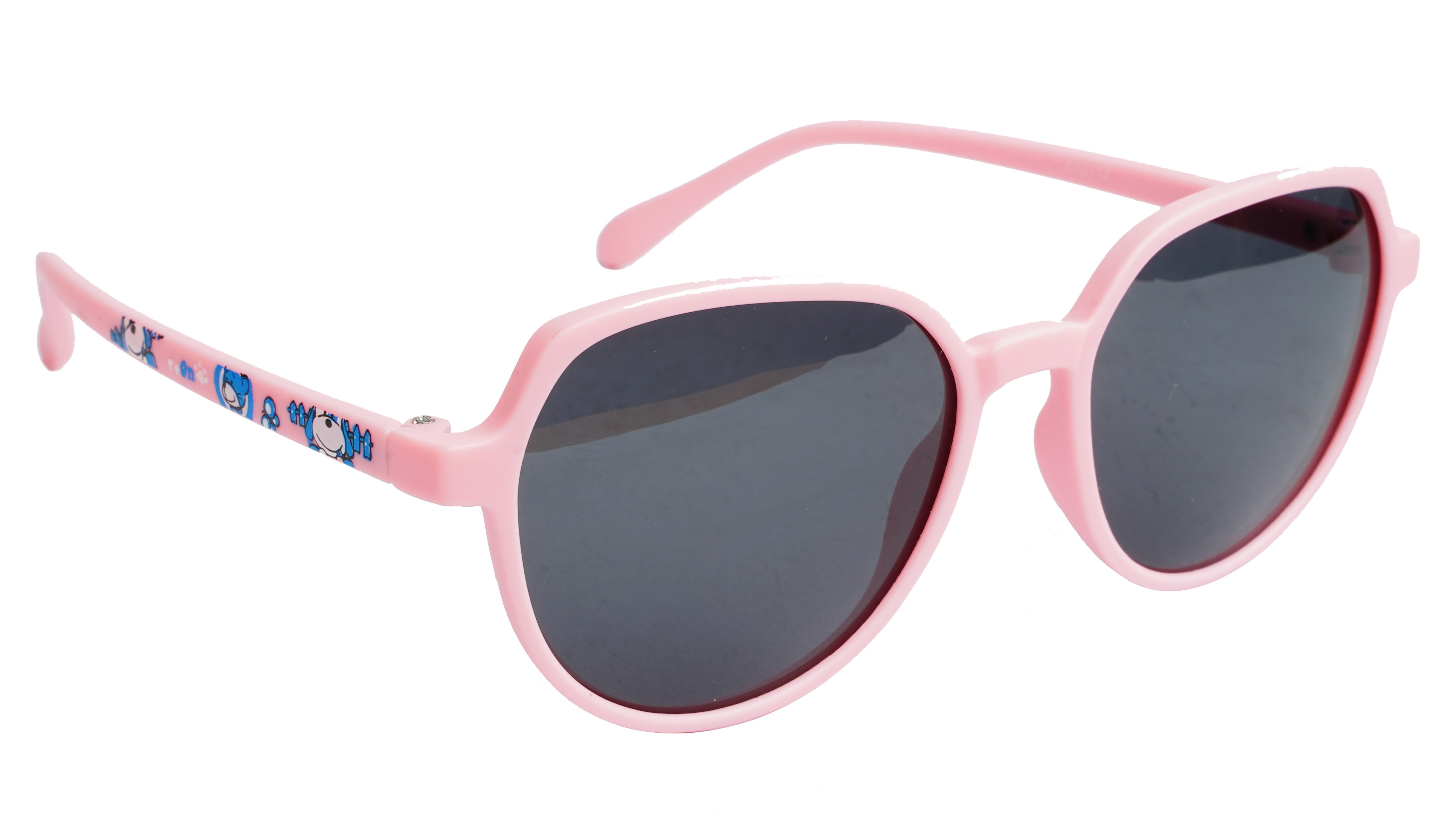 Kids Sunglasses For Girl Child. Pink Frame. Age-(8-13) Years