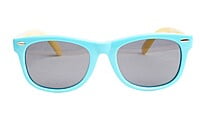 Unisex Kids Square Flexible Sunglasses. Blue Frame. Age-(8-13)Years